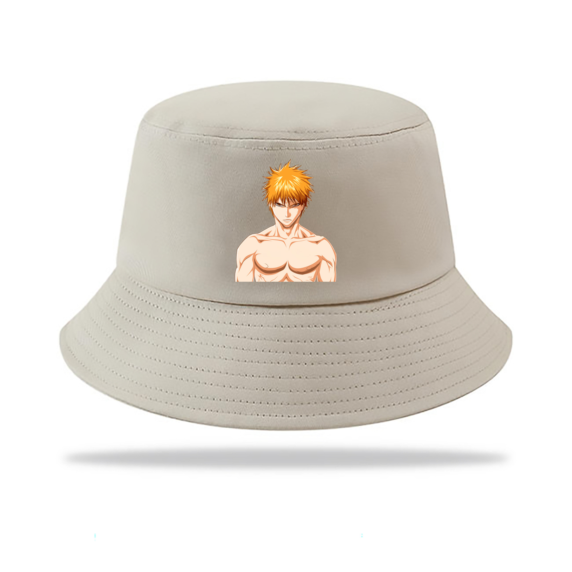（画像用） ブリーチ 黒崎一護（くろさき いちご）BLEACH Kurosaki Ichigo アウトドア日除けバケットハット